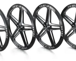 SkyRC Sky 1:10 Set Up Wheels - Black (4)